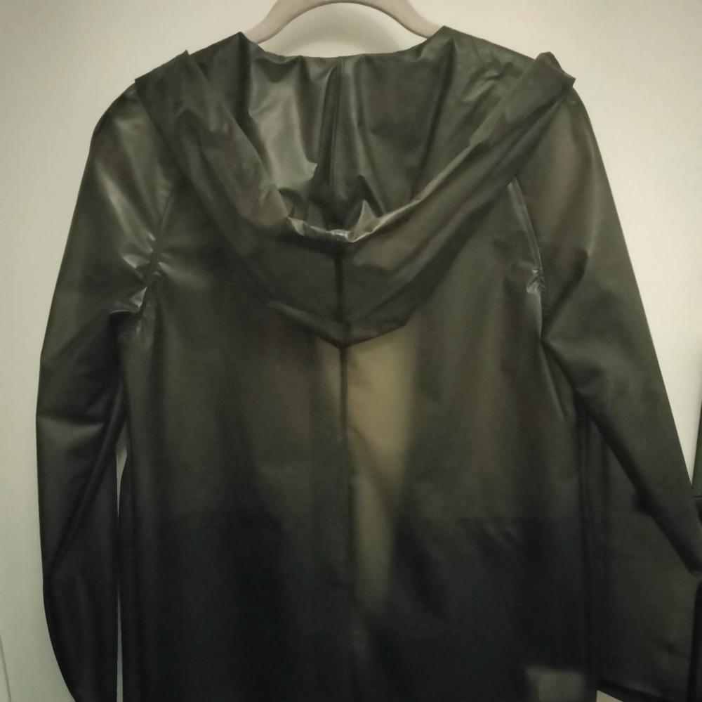 Sheer Black Bcbgeneration Raincoat - image 4